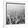 Aerial View of Chrysler Building in New York City-null-Framed Photographic Print