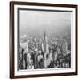 Aerial View of Chrysler Building in New York City-null-Framed Photographic Print