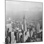 Aerial View of Chrysler Building in New York City-null-Mounted Photographic Print