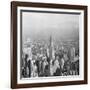 Aerial View of Chrysler Building in New York City-null-Framed Photographic Print