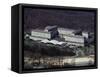 Aerial View of CIA Building-null-Framed Stretched Canvas