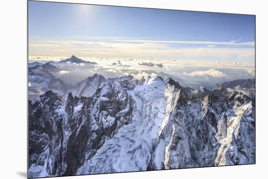Aerial View of Cima Della Bondasca Located Between Ferro Valley and Bondasca Valley-Roberto Moiola-Mounted Premium Photographic Print