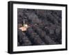 Aerial View of City at Night Including a Floodlit Mosque, Damascus, Syria, Middle East-Christian Kober-Framed Photographic Print