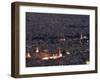 Aerial View of City at Night Including the Umayyad Mosque, Damascus, Syria-Christian Kober-Framed Premium Photographic Print