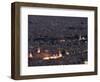 Aerial View of City at Night Including the Umayyad Mosque, Damascus, Syria-Christian Kober-Framed Photographic Print