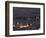 Aerial View of City at Night Including the Umayyad Mosque, Damascus, Syria-Christian Kober-Framed Photographic Print