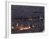 Aerial View of City at Night Including the Umayyad Mosque, Damascus, Syria-Christian Kober-Framed Photographic Print