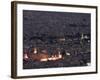 Aerial View of City at Night Including the Umayyad Mosque, Damascus, Syria-Christian Kober-Framed Photographic Print