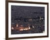 Aerial View of City at Night Including the Umayyad Mosque, Damascus, Syria-Christian Kober-Framed Photographic Print