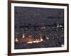 Aerial View of City at Night Including the Umayyad Mosque, Damascus, Syria-Christian Kober-Framed Photographic Print