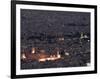 Aerial View of City at Night Including the Umayyad Mosque, Damascus, Syria-Christian Kober-Framed Photographic Print