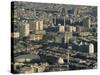 Aerial View of City, Damascus, Syria, Middle East-Christian Kober-Stretched Canvas