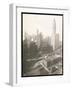 Aerial View of City Hall Park, City Hall and the Post Office-Byron Company-Framed Giclee Print