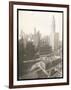 Aerial View of City Hall Park, City Hall and the Post Office-Byron Company-Framed Giclee Print