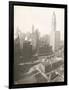 Aerial View of City Hall Park, City Hall and the Post Office-Byron Company-Framed Giclee Print