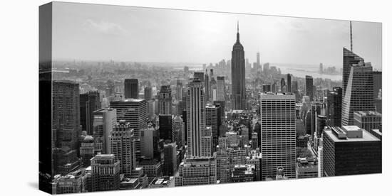 Aerial View of Cityscape, New York City, New York State, USA-null-Stretched Canvas