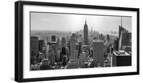 Aerial View of Cityscape, New York City, New York State, USA-null-Framed Photographic Print