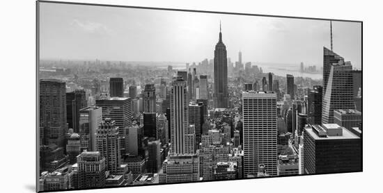 Aerial View of Cityscape, New York City, New York State, USA-null-Mounted Photographic Print