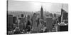 Aerial View of Cityscape, New York City, New York State, USA-null-Stretched Canvas