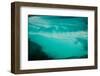 Aerial View of Clear Turquoise Water in Caribbean Sea, Great Exumand, Bahamas-null-Framed Photographic Print