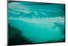 Aerial View of Clear Turquoise Water in Caribbean Sea, Great Exumand, Bahamas-null-Mounted Photographic Print