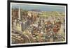 Aerial View of Cleveland, Ohio-null-Framed Art Print
