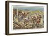 Aerial View of Cleveland, Ohio-null-Framed Art Print