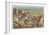 Aerial View of Cleveland, Ohio-null-Framed Art Print