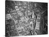 Aerial View of Cleveland-null-Stretched Canvas