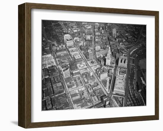 Aerial View of Cleveland-null-Framed Photographic Print