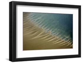 Aerial View of Coast, Hallig, Germany, April 2009-Novák-Framed Photographic Print