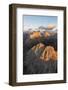 Aerial view of Colac, Gran Vernel and Marmolada, Dolomites, Trentino-Alto Adige, Italy, Europe-Roberto Moiola-Framed Photographic Print