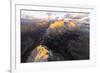 Aerial view of Colac, Gran Vernel, Marmolada and Val Contrin, Dolomites, Trentino-Alto Adige, Italy-Roberto Moiola-Framed Photographic Print