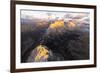 Aerial view of Colac, Gran Vernel, Marmolada and Val Contrin, Dolomites, Trentino-Alto Adige, Italy-Roberto Moiola-Framed Photographic Print