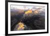 Aerial view of Colac, Gran Vernel, Marmolada and Val Contrin, Dolomites, Trentino-Alto Adige, Italy-Roberto Moiola-Framed Photographic Print