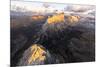 Aerial view of Colac, Gran Vernel, Marmolada and Val Contrin, Dolomites, Trentino-Alto Adige, Italy-Roberto Moiola-Mounted Photographic Print