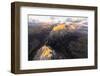 Aerial view of Colac, Gran Vernel, Marmolada and Val Contrin, Dolomites, Trentino-Alto Adige, Italy-Roberto Moiola-Framed Photographic Print