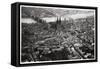 Aerial View of Cologne, North Rhine-Westphalia, Germany, from a Zeppelin, C1931-null-Framed Stretched Canvas