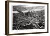 Aerial View of Cologne, North Rhine-Westphalia, Germany, from a Zeppelin, C1931-null-Framed Giclee Print