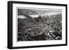 Aerial View of Cologne, North Rhine-Westphalia, Germany, from a Zeppelin, C1931-null-Framed Giclee Print