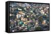 Aerial View of Colorful Houses, Manila, Philippines-Keren Su-Framed Stretched Canvas