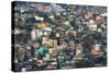 Aerial View of Colorful Houses, Manila, Philippines-Keren Su-Stretched Canvas