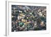 Aerial View of Colorful Houses, Manila, Philippines-Keren Su-Framed Photographic Print