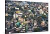 Aerial View of Colorful Houses, Manila, Philippines-Keren Su-Stretched Canvas