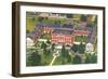 Aerial View of Columbia College, Columbia, South Carolina-null-Framed Art Print