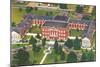 Aerial View of Columbia College, Columbia, South Carolina-null-Mounted Art Print