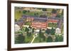 Aerial View of Columbia College, Columbia, South Carolina-null-Framed Art Print