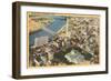 Aerial View of Columbus, Ohio-null-Framed Art Print