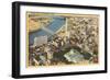 Aerial View of Columbus, Ohio-null-Framed Art Print