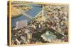 Aerial View of Columbus, Ohio-null-Stretched Canvas
